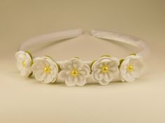 Ozdoba do vlasov - Čelenka saténová -pen.hmota Foamiran, textil, plast